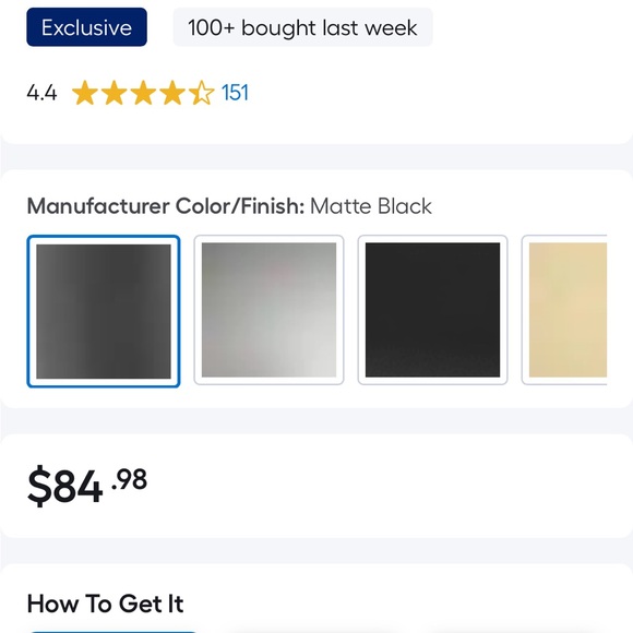 Allen + Roth Black Shower Head Combo - Picture 2 of 3